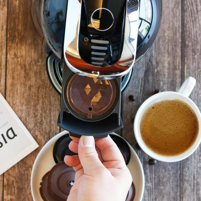 3 Pieces Coffee Filter Cups Reusable Coffee Capsule Filters Refillable Reusable Coffee Capsule Cups