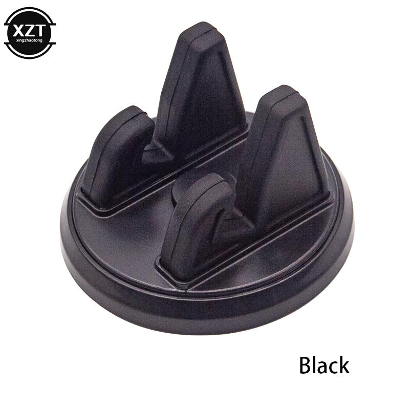 Car Phone Holder 360 Degree Soft Silicone Anti Slip Mat Mobile Phone Mount Stands Support Car GPS Dashboard Bracket чёрный