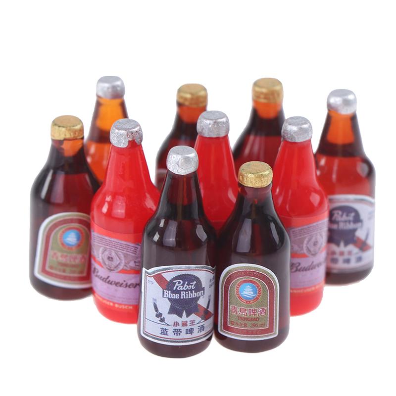Miniature Food And Play Shooting Props Simulation Mini Beer Bottle