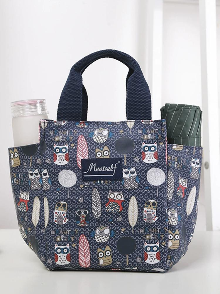 

Zipper bento bag, lunch box bag, hand-held mommy bag, Oxford cloth work bag, mommy bag, hand-held handbag