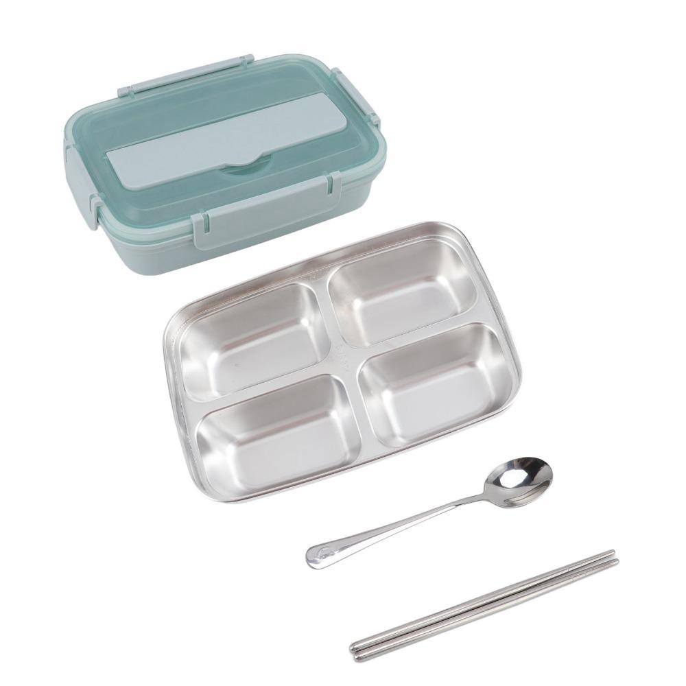 1.4L Insulated Lunch Box 304 Stainless Steel Food Storage Container Leakproof Lunch Box  For Travel