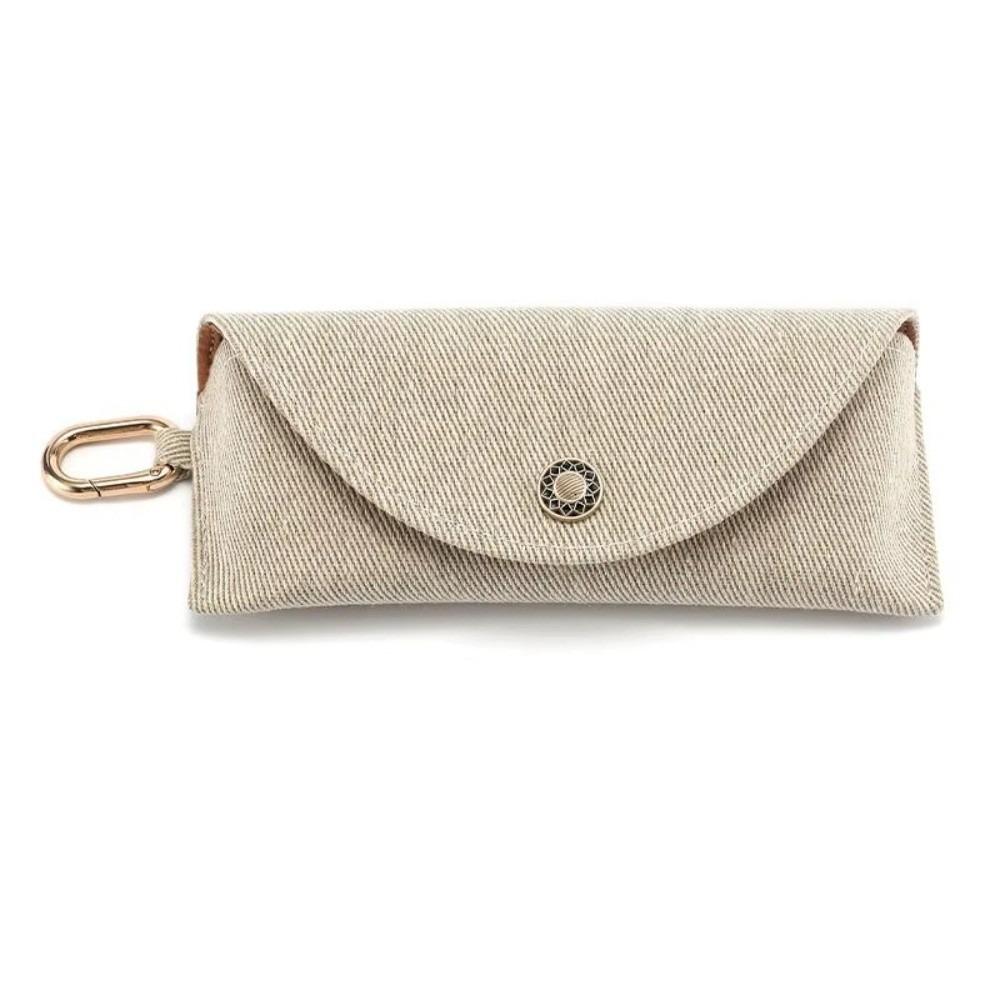 Dustproof Sunglasses Bag with Hook Eyeglasses Pouch Fashion Cosmetic Bag  fGlasses Organizer