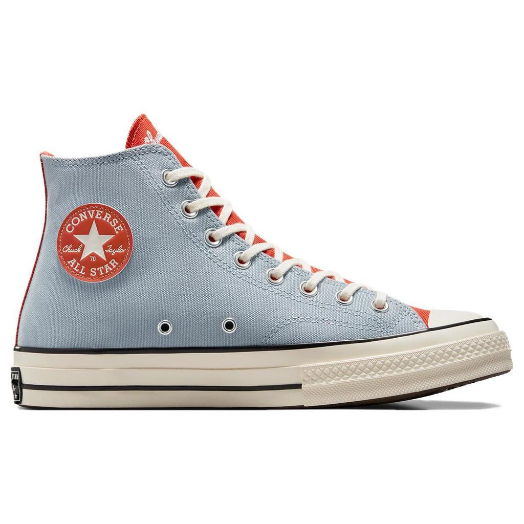 Converse 1970s Comfortable Breathable High-Top Canvas Shoes Unisex Sneakers Gray Orange A06194C