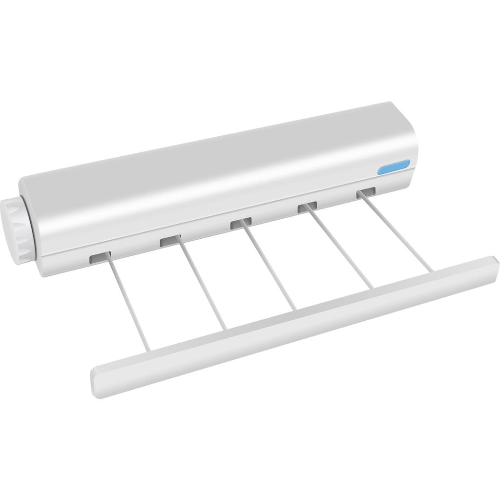 1/2Pc Clothes Drying Rack Wall-Mounted Retractable Clothesline Space Saving Invisible Drying Hanger for Indoor Outdoor Balconies