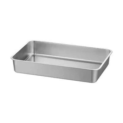 Edelstahl Flachtablett