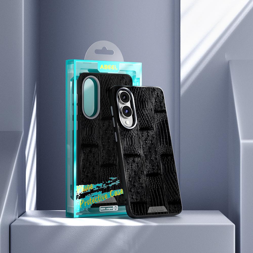 ABEEL For Samsung Galaxy S25 Edge Case Compatible with MagSafe Beast Texture Micro-Embossing Back Cover