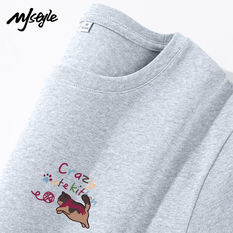 MJ STYLE Women's Loose Fit Printed Cotton T-Shirt