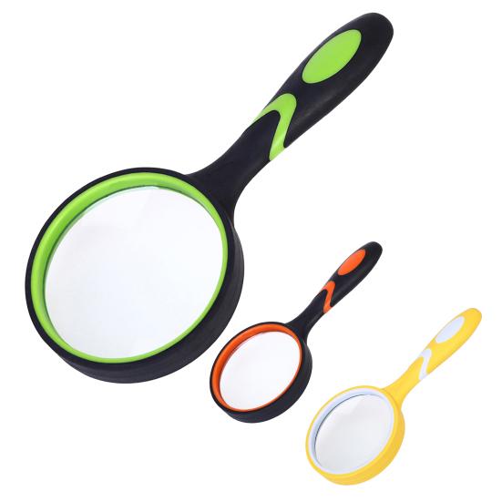 Lupe, hohe Klarheit, tragbar, 50/65/75/100 mm, Hand-Leselupe zum Lesen