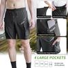 WOSAWE Summer Men Downhill Shorts with Inner Sponge Pad Casual MTB Bicycle Shorts Quick-drying MTB Bike Short Cycling Shorts