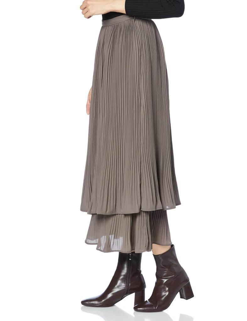 [Natural Beauty Basic] Tiered Pleated Skirt [Item]