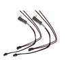 1.5W 12V LED Fiber Optic Car Light - Seven-Color Ambient Mini Strip