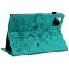 For Xiaomi Poco Pad X1/Pad 8 Pro/Pad 8/Pad 7 Pro/Pad 7 Case Lily Flower Imprint Card Slots Leather Tablet Cover