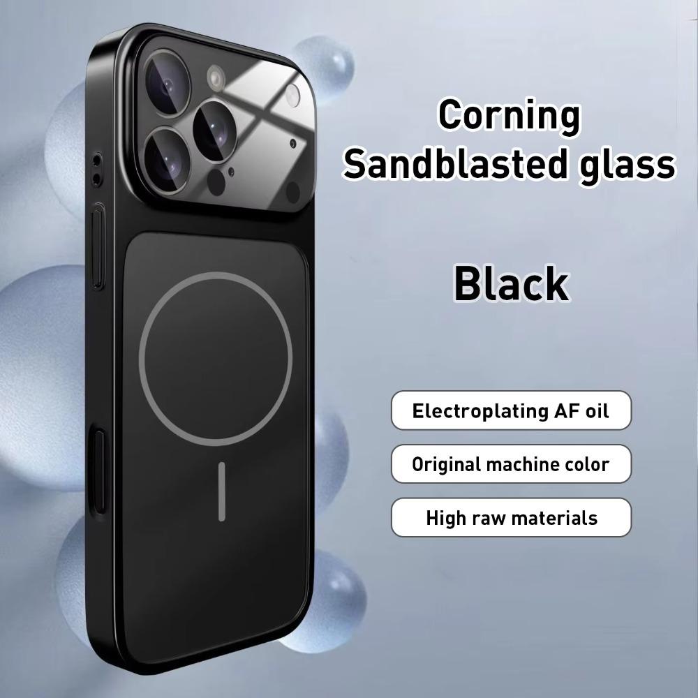 Original Nano AG Tempered Glass Matte Magnetic Case For iPhone 17 Pro Max Air 16 Plus 15 14 13 12 11 Phone For Magsafe Cover