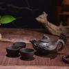 Teiera Yixing da 150 ml in Argilla Viola Set da Tè Kung Fu Fatto a Mano Teiera Drago Elefante Scoiattolo Con Set da 3 Tazze Sconto 50%