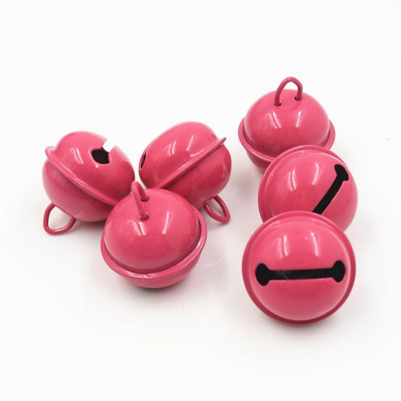 Diy Jewelry Material Accessories 22Mm Candy Color, Triangular Hook Iron Wire Round Bell, Keychain Bag Pendant.
