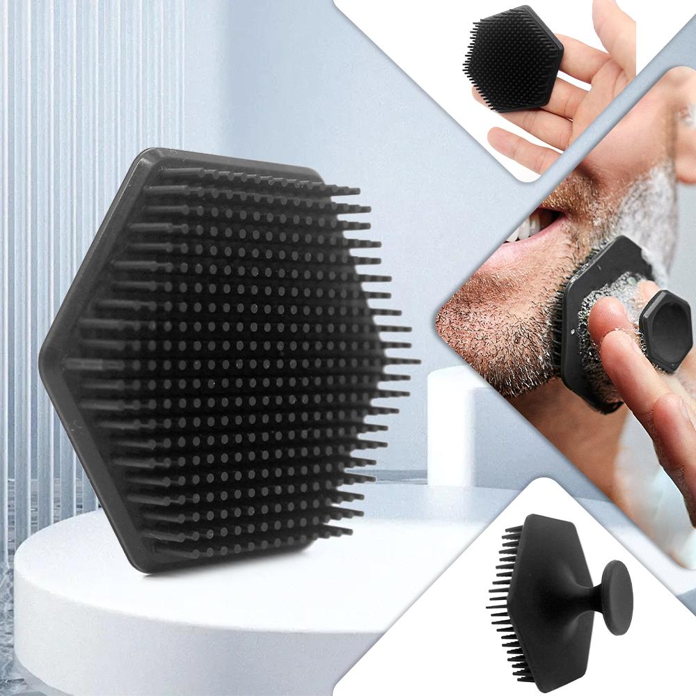 Reinigungsbürste Silikon Gesichtsbürste Reinigungsbürste Schwarz Make-up Pinsel Make-up Entferner Silikon Weich 1St