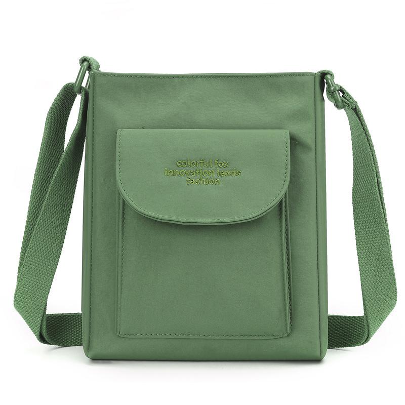Shoulder bag casual versatile simple messenger bag women's leisure commuting printable mobile phone bag