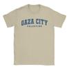 Gaza City Palestine Urban T Shirt Summer  Hipster T Shirts Men 100 Cotton Crewneck Oversized Tees Short Sleeve Y2K Funny Tshirt