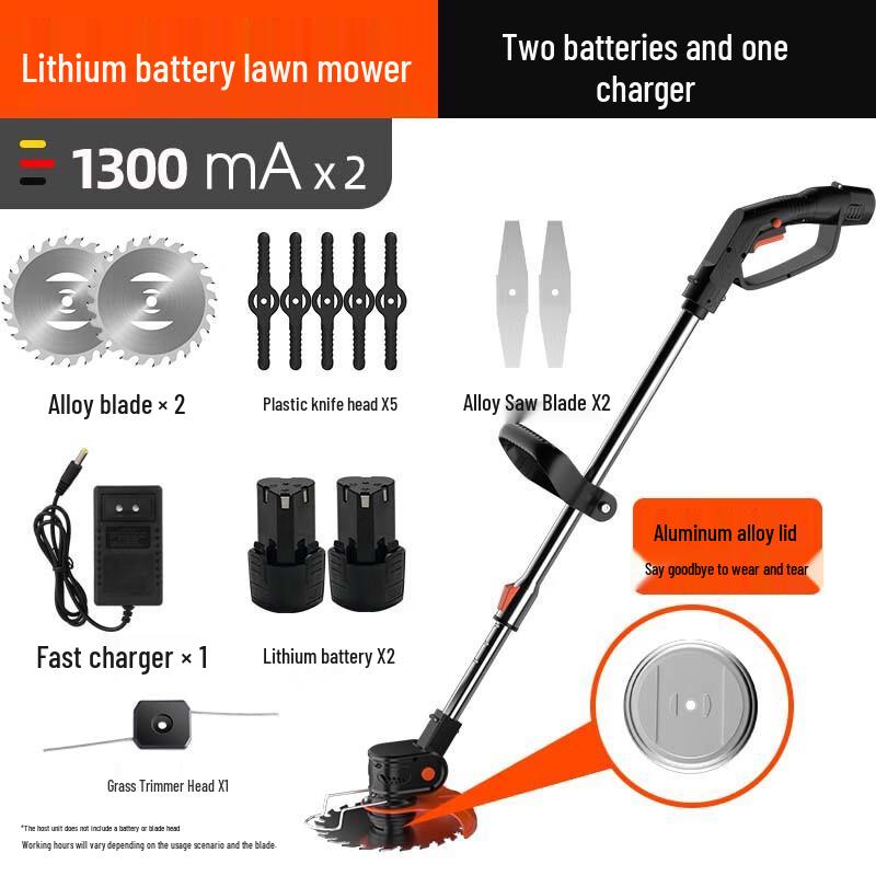 Laipusen Akku-Hand-Gartenschneider & Rasenmäher CN-Stecker (Adapter enthalten)