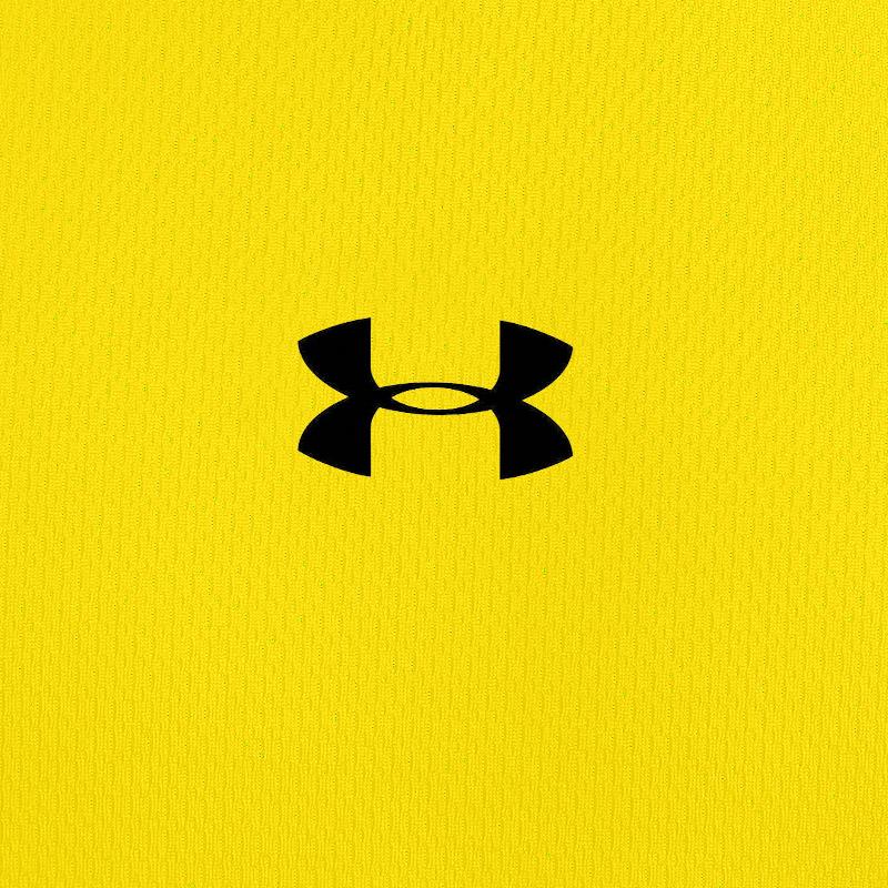 Under Armour Color Block Casual Design Quick Dry Running Sports Training Mid Rise Basketball Shorts Men Shorts Yellow 23500201-790