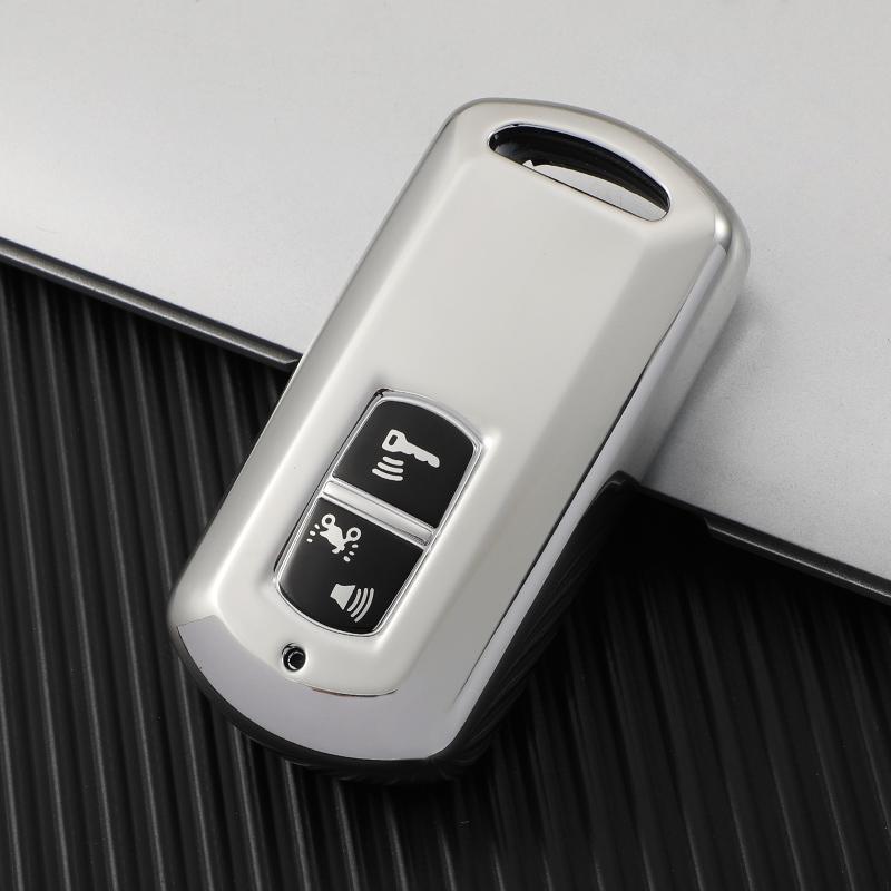 

2 Bottons Tpu Motorcycle Key Case Fob Cover Shell Keychian for Honda VARIO PCX160 PCX150 XADV750 VISION SH350 SH300