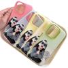 New Jelly 2-in-1 Phone Case for Apple Frosted Phone Protective Case 16promax Macaron Color Fashion