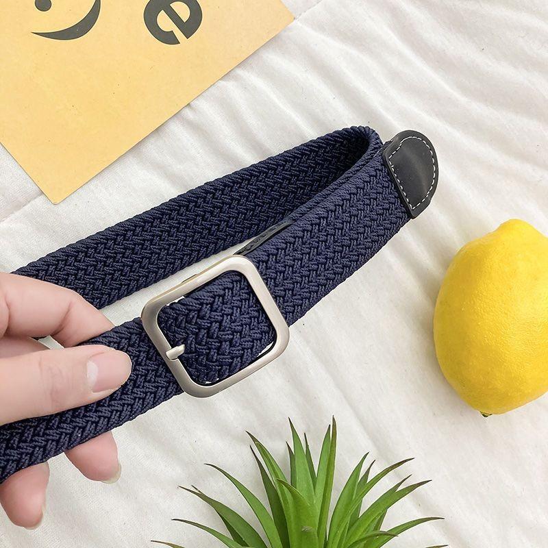 Canvas Elastic Unique Belt Perfect For All Occasions Trendy And Style Adjustable