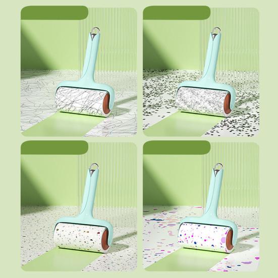 Lint Roller Super Strong Stickiness Tear-Off Sticky Paper Clothes Sofas Bedding Carpets Hair Remover Upholstery Cleaner Tool