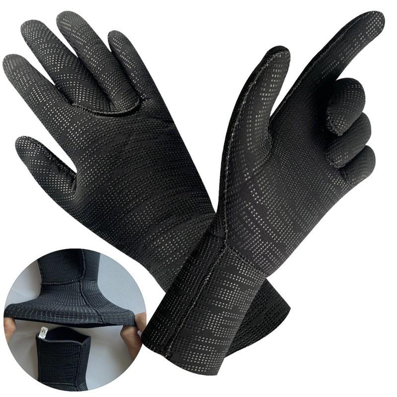 Guanti da Subacquea in Neoprene da 3 mm 5 mm Snorkeling Scuba Apnea Nuoto Invernale Isolamento Termico Antiscivolo Resistenti all'Usura