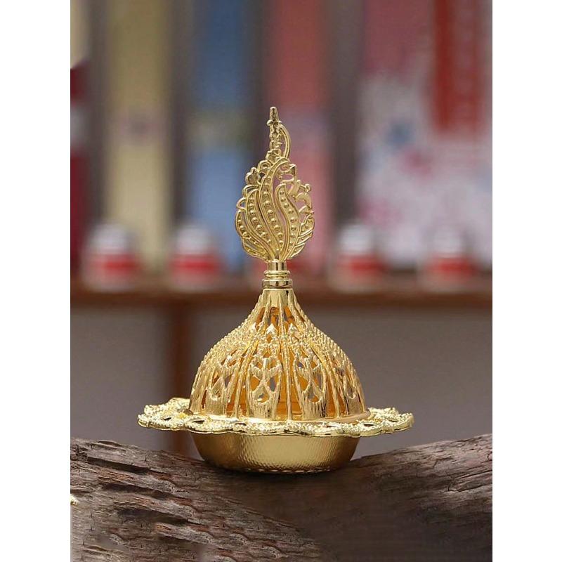 Halloween Golden Incense Burner, Sandalwood Incense Burner for Home Decor, Creative Aromatherapy Incense Holder