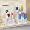 Kreatywny Silikonowy Pojemnik do Przechowywania z Falistą Linią Stojak na Tubkę z Pastą do Zębów i Maścią oraz Klej Organizer do Łazienki Ozdoba na Biurko