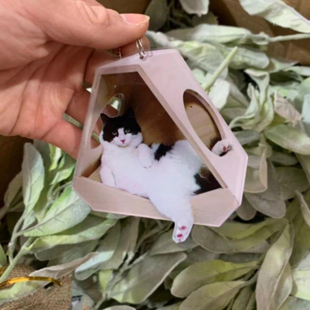 Acryl Niedliches Autozubehör Fauler Katze Anhänger Auto Rückspiegel Ornamente Innenraum Auto Dekoration Geburtstagsgeschenk Paar