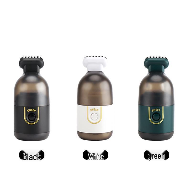 USB Rechargeable Mini Desktop Vacuum Cleaner for Eraser Crumbs and Keyboard Dust Removal