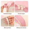 Kawaii Cartoon Panda Pencil Case Pu Leather Super Capacity Pencil Box Student Stationery Storage Bags Cute Makeup Bags Gifts