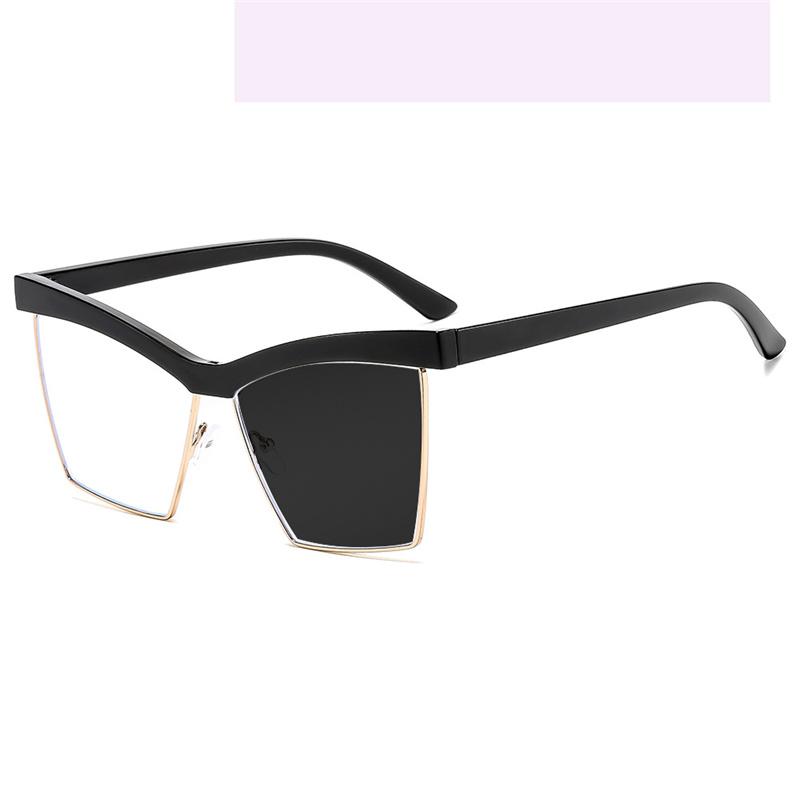 Square Eyebrow Frame Hyperopia Eyewear Photochromic Anti Blue Light Computer Women Reading Glasses 0 to +600