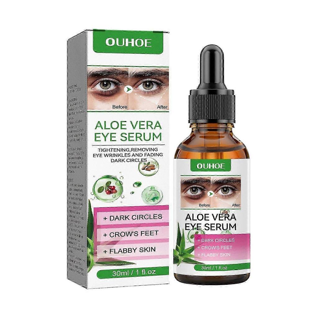 Eye Care Serum - Reduces Dark Circles & Fine Lines, Hydrating Essence with Aloe & Coffee Extract, 30ml