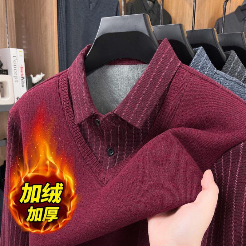 Winter Middle-Aged & Young Fashion T-Shirt M