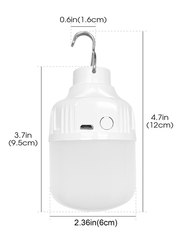 Portable USB Rechargeable LED Camping Light Hiking Picnics Night Lighting Multifunctional Outdoor Emergency Hanging Tent Lamp