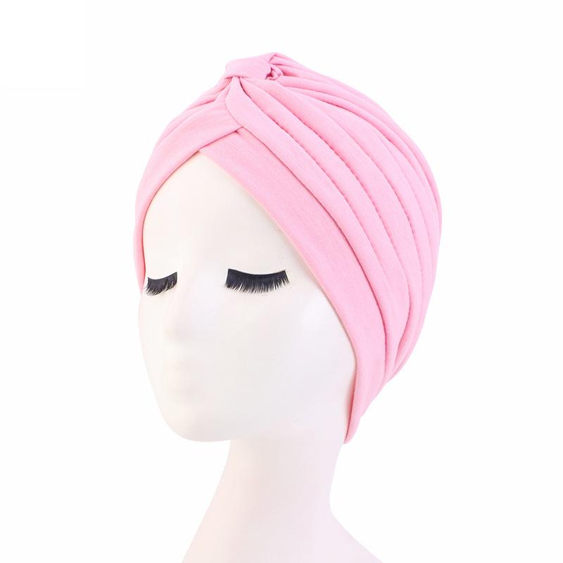 Ethnic cotton headscarf cap, Indian cap, chemotherapy cap TJM-412