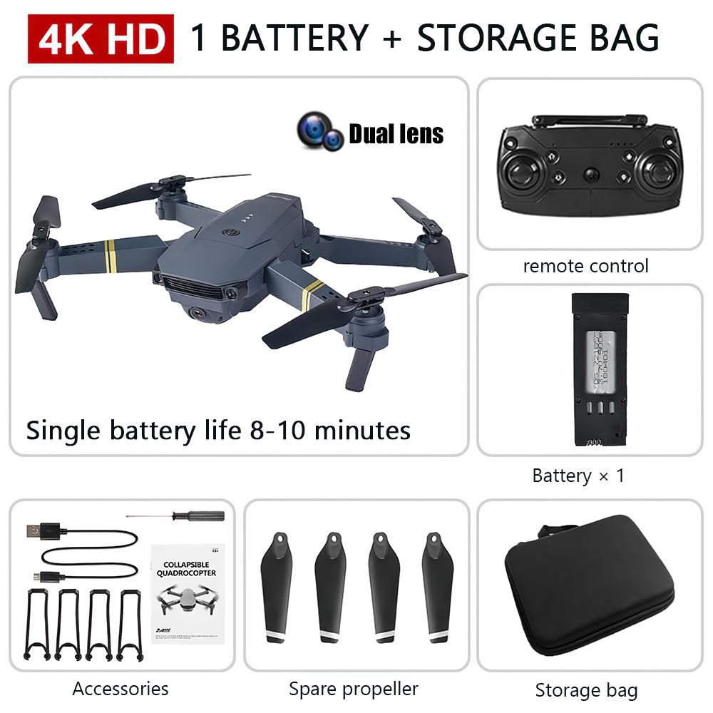 New E58 Pro Wide-angle 4K HD Camera Drone Real-time Transmission Photography/video Long Flight Drone Mobile WiFi Control