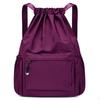 DampDry Compartment Separation Bag Large Capacity Drawstring Backpack Multiple Pockets Nylon Tote
