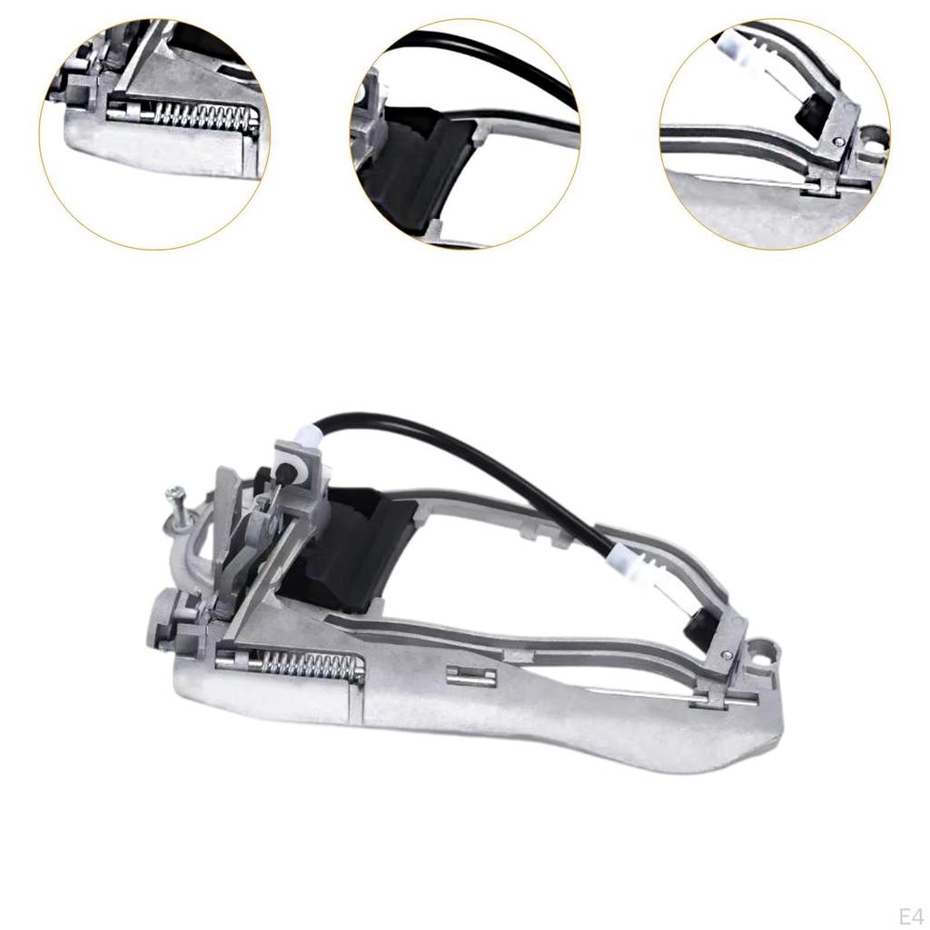 Door Handle Carrier Exterior Simple Assembly Sturdy Automotive Accessories Spare Parts