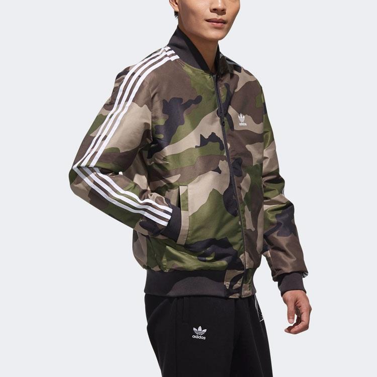adidas originals REV Jacket Camouflage reversible Sports Black Men's DX4219