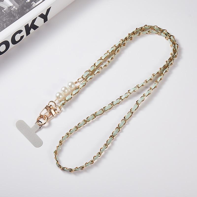 Crossbody Mobile Phone Rope Metal Mobile Phone Hanging Chain Small Fragrant Style Crossbody Mobile Phone Hanging Chain