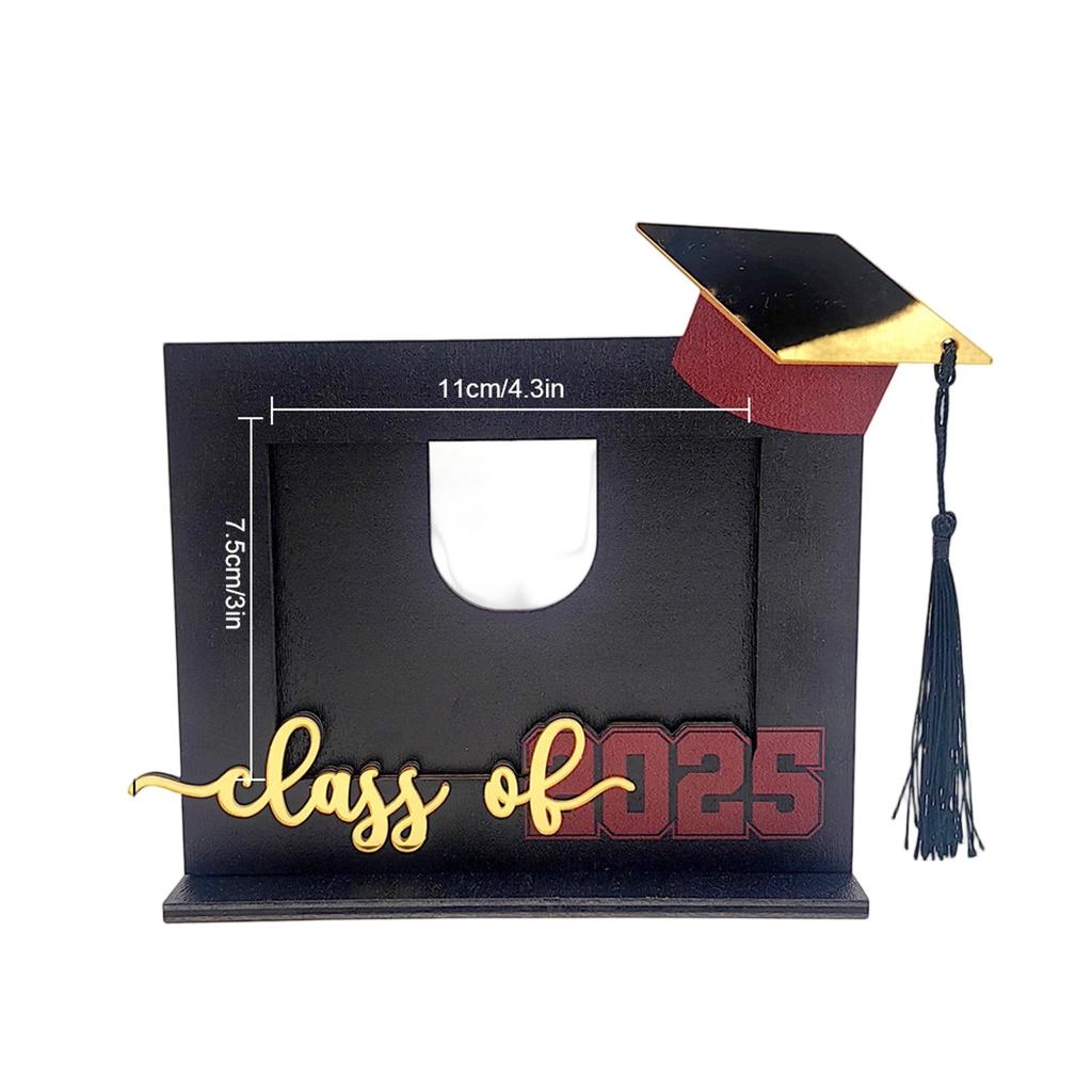 Three Dimensional 2025 Graduation Season Wooden Holiday Decoration Ornaments Graduation Season Gifts