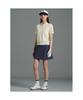 BEANPOLE GOLF Women'S Logo Perforated Collar Short Sleeve T-Shirt - Lemon