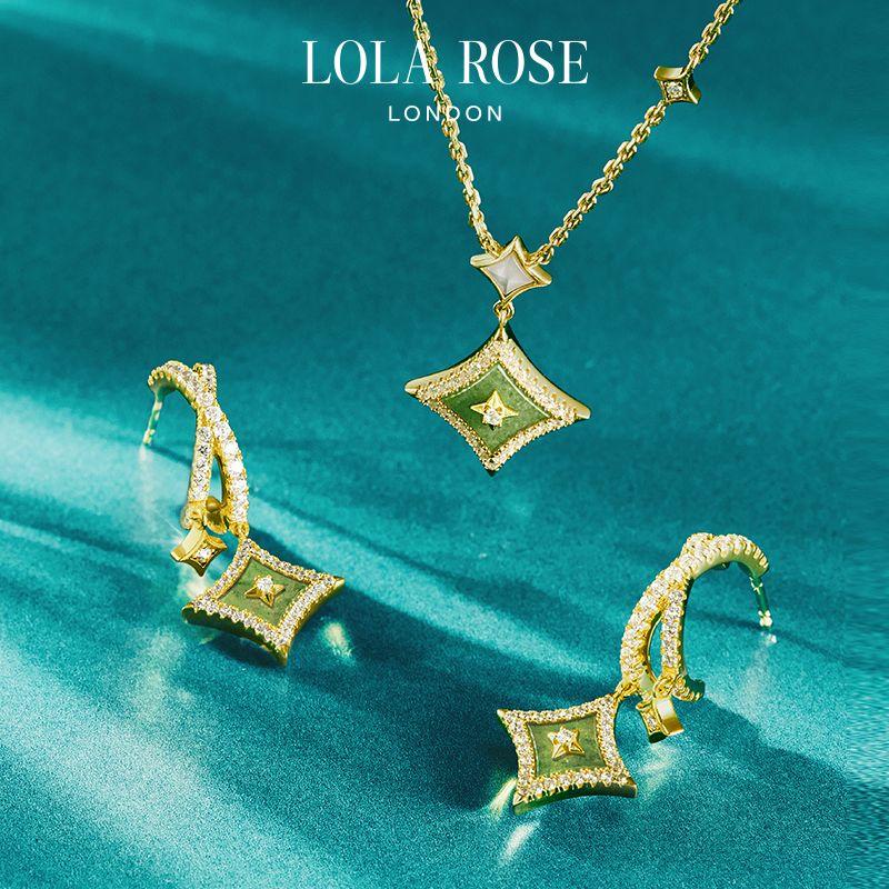 

Серьги-пусеты Lola Rose Rolla Rose Twinkling Star для женщин, особый интерес, легкая роскошь, стильный подарок на день рождения LR60124