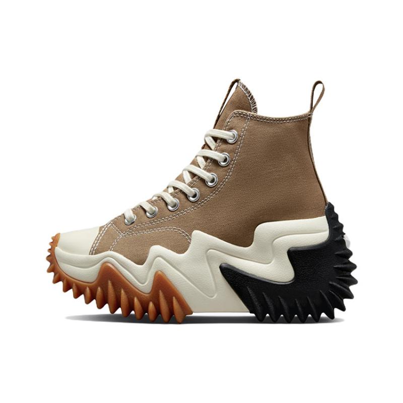 

Converse Run Star Motion Fashion Vintage High Top Espadrilles Unisex Brown 35.5