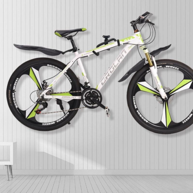 Mountain Bike Home Wall Double Hook Trailer Frame Toldable Telescopic Bicycle Display Stand LS