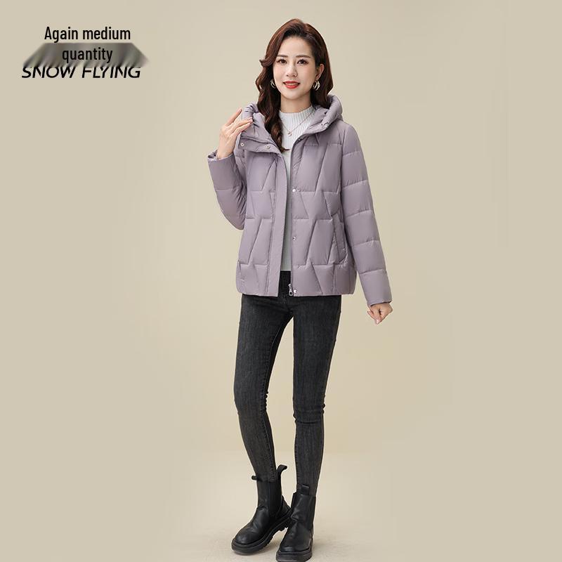 

Snowflying Men s Hooded Loose Fit Down Jacket 4XL